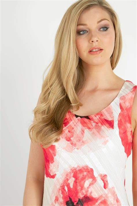 satin poppy print dress.